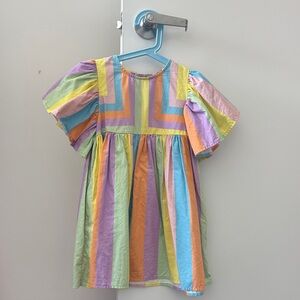 Stella McCartney Multicolor Striped Kids Dress